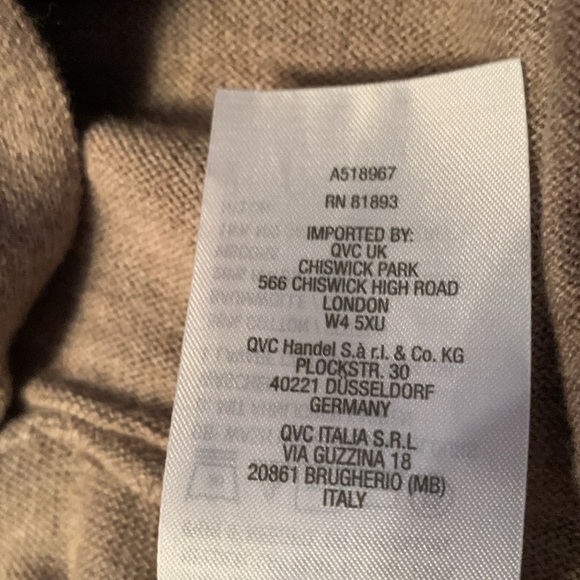Encore Tan Sweater Size S - Picture 7 of 9